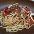 らたらん's cooksnap of when they made いかとフレッシュトマトのパスタ.