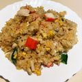 クックQPU4ZJ☆'s cooksnap of when they made 手軽で美味☆カニカマとレタスの炒飯.