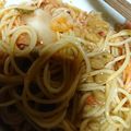 小麦粉【100g】's cooksnap of when they made 納豆　キムチ　卵の濃厚パスタ.