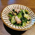 はじのおっかぁ's cooksnap of when they made 油麦菜（ユーマーツァイ）と豚肉の炒めもの.