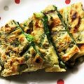 Pugまこちゃん's cooksnap of when they made ニラとチーズのもっちり☆チヂミ.