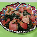 nana_tenjo's cooksnap of when they made トマトとワカメの酢の物.