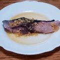 ポニーリボン's cooksnap of when they made ブリの湯煮☆ガーリックバターソースがけ♪.
