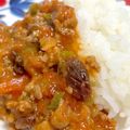 miyu☆happy's cooksnap of when they made レーズン入り♡甘めのドライカレー.