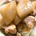 かぴーな's cooksnap of when they made お味噌で鶏大根（圧力鍋使用）.