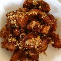 かおぽんぽこりん's cooksnap of when they made おからパウダーで糖質オフ！鶏むね肉油淋鶏.