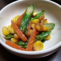 なかたんた's cooksnap of when they made ＊アスパラとにんじんのごま和え＊.