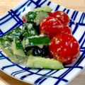 ふたごママちゃん's cooksnap of when they made 材料4つで簡単 トマトと胡瓜の塩麹漬け.