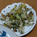 クックL2DT1S☆'s cooksnap of when they made 大根の皮☆青海苔と塩のエコ炒め〜.