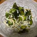 まり郎's cooksnap of when they made ✿きゅうり＆しらすの酢の物✿.