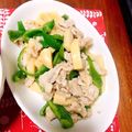 michhey's cooksnap of when they made 青椒肉絲(チンジャオロース).