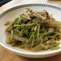 wakaべこ's cooksnap of when they made 山菜みずのサバ缶炒め.