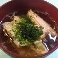aizu_po's cooksnap of when they made ねぎたっぷり鮭のあら汁.