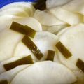 rapsraps's cooksnap of when they made 昆布茶で千枚漬.