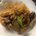 やーしー's cooksnap of when they made 初めてでも簡単♪牛肉（鶏）とごぼうの煮物.