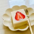 そらのあママ☆'s cooksnap of when they made 生クリーム入り♪　いちごと牛乳の寒天.
