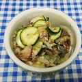 ととろ＆めい's cooksnap of when they made ズッキーニとサバ缶のサラダ.