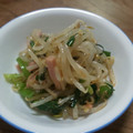 コハク☆。・'s cooksnap of when they made 簡単！もやしとにらのサラダ.