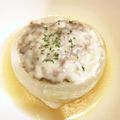 34miku's cooksnap of when they made ひき肉入り〜丸ごと新玉ねぎのスープ♬.