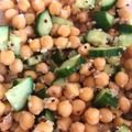 Eire's cooksnap of when they made キヌアとキュウリのサラダ.