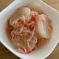 ポメちょん's cooksnap of when they made ＊優しい味！大根のカニかまあんかけ＊.