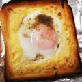 ♬あじさいのレシピ♬'s cooksnap of when they made 目玉焼きトースト.