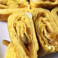 NAGANO久留米's cooksnap of when they made お弁当に!福神漬けの玉子焼き.