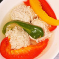 kobikobi77's cooksnap of when they made 鶏団子とパプリカの白だしさっと煮.