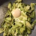 羊めぇめぇ's cooksnap of when they made かんたん野菜料理　キャベツのすごもり卵.