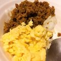 kaaaayoooo's cooksnap of when they made みんな大好き！我が家のそぼろ丼『2色丼』.