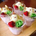 ❀akiko❀'s cooksnap of when they made アガーで作る！いちごミルクプリン.