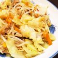 ♡кауо♡'s cooksnap of when they made 【ピリ辛味噌炒め】豚キャベもやし人参.