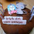 mimone's cooksnap of when they made キャラクターケーキ.