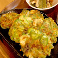 中村ベーカリー's cooksnap of when they made 野菜たっぷり空豆のお好み焼き（弁当用）.