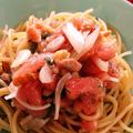 ぷぬーぴーさん's cooksnap of when they made 大葉トマトツナの冷製パスタ.