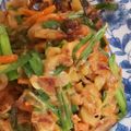 ぼるさち's cooksnap of when they made 切り干し大根の煮物で★チヂミ.