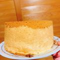 マロ吉右衛門's cooksnap of when they made ノンオイル❤メープルシフォンケーキ.