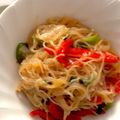 たぬきチョコ's cooksnap of when they made 冷蔵庫掃除！なんでも入れちゃうビーフン☆.
