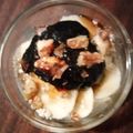 inLondon's cooksnap of when they made ヨーグルトのバナナ黒胡麻添え.