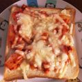 なーなちゃん's cooksnap of when they made ＊キムチーズ・トースト☆.