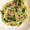 かとりーな♪'s cooksnap of when they made だしマヨ醤油でチャチャっと♪水菜の炒め.
