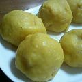 くらま's cooksnap of when they made 材料3つ♪♫♬　サツマイモ饅頭.
