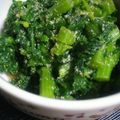 tabesei5's cooksnap of when they made ヘルシー！春菊のごま和え.