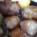 hamadu's cooksnap of when they made お弁当に！コロコロ豚☆.