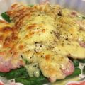 ねみねみ's cooksnap of when they made アスパラとたまごとベーコンのチーズ焼き.