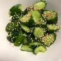 Marmo's cooksnap of when they made うますぎキュウリ☆大量消費にも♪.