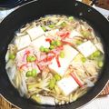 Chiccoちこ's cooksnap of when they made 簡単早い！　豆腐　カニカマの　塩あんかけ.
