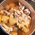 クックOZPPO9☆'s cooksnap of when they made 豚バラ★油揚げ★こんにゃく★大根★煮物.