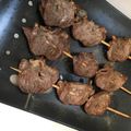 10nmam's cooksnap of when they made 焼鳥屋のメニュー！『鶏のハツ2種』♬.
