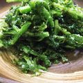 てんてん1号's cooksnap of when they made 酢を足してサクサク春菊の天ぷら.